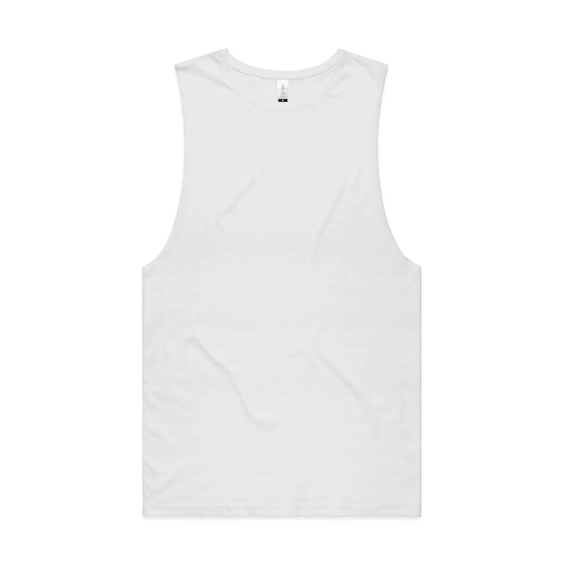 As Colour Men's barnard organic tank 5025G Casual Wear As Colour WHITE XSM
